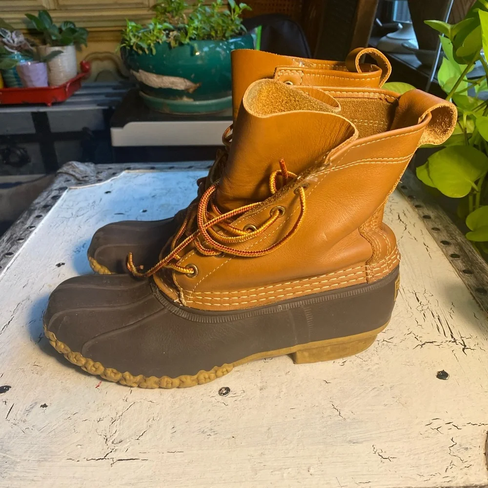 LLBean Duck Boots Men’s 6 Brown